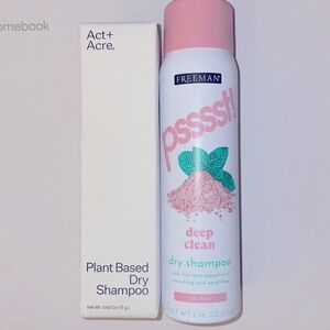Dry Shampoo, 2 pack, freeman, act & acre